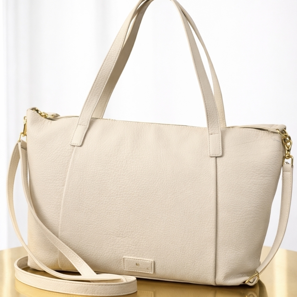 Gloria Vanderbilt Cream Shoulder Bag